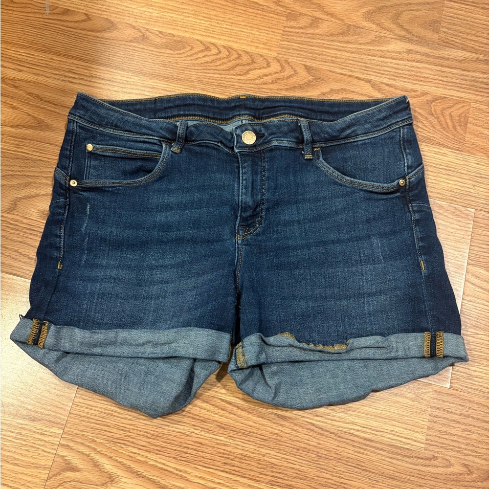 H&M Dark Blue Jean Shorts
